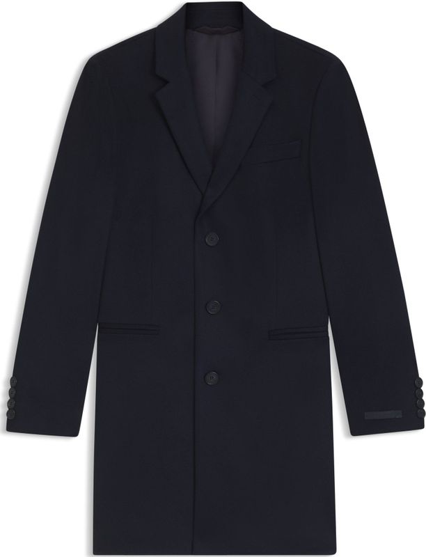 BECKHAM x BOSS - Slim-fit Mantel - Wol en Kasjmier