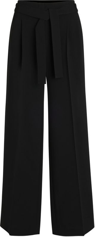 BOSS - Tapiana - Pantalon - Zwart - Wide Leg - High Waist