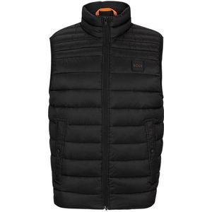 Slim-fit waterafstotende bodywarmer met logopatch