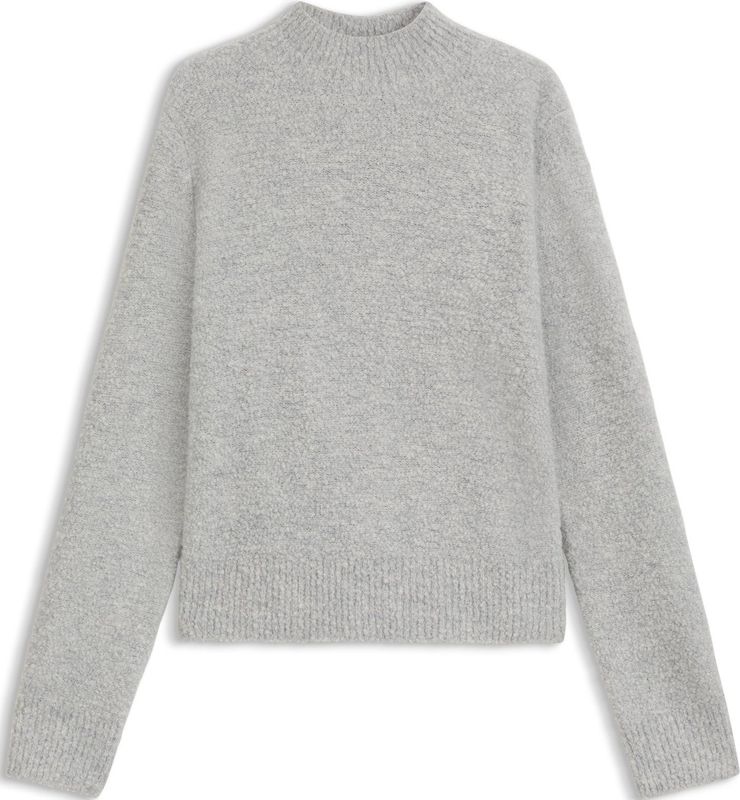 BOSS - Gebreide Trui - Wolmix met Kasjmier - Hoge Hals