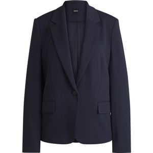 Dressletic relaxed-fit blazer van stretchmateriaal