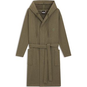 Badjas van katoenen jersey met capuchon en Double B-monogram