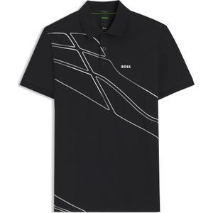 Paddy-polo van een katoenmix met artwork