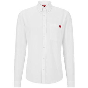 Slim-fit overhemd in gewassen Oxfordkatoen