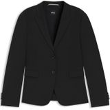 Blazer - Effen - Wol - Licht Gevoerd - Slanke Pasvorm