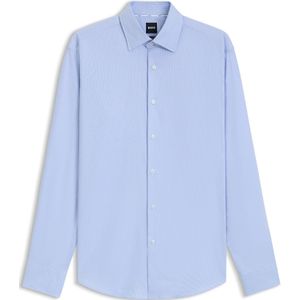 BOSS - Regular Fit Overhemd - Mêlee - Katoenmix - Pied-de-poule