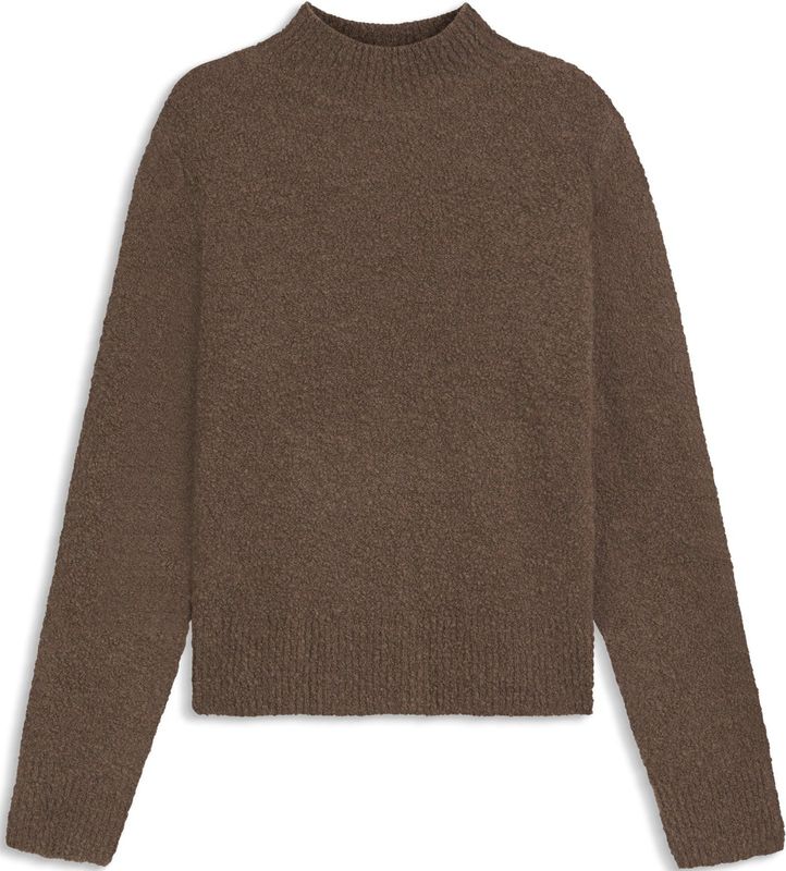 BOSS - Gebreide Trui - Wolmix met Kasjmier - Hoge Hals