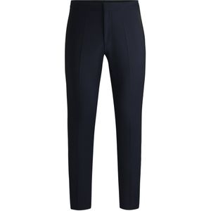 Extra slim-fit broek van een wolmix met stretch