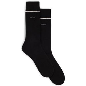 Twee paar sokken in standaardlengte van hoogwaardig stretchmateriaal