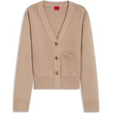 HUGO - Vesten - Wolmix - Met Logostiksel