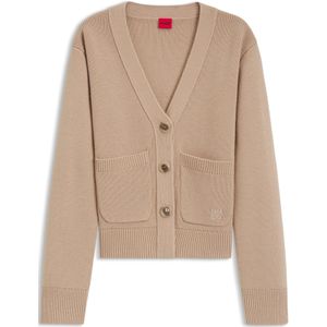 HUGO - Vesten - Wolmix - Met Logostiksel