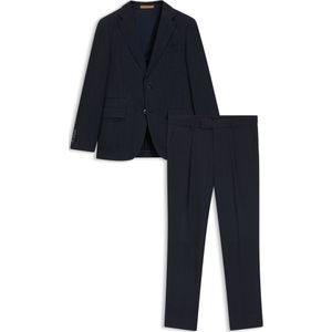 Slim-fit pak van scheerwol en zijde