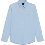 Boss Orange - Overhemd - Open Blue - Katoen - Met Borduurwerk