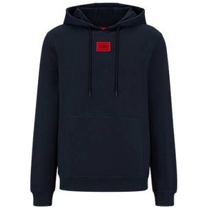 Regular-fit hoodie van katoenen sweatstof met logolabel