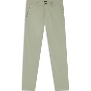 Slim-fit broek in satijn van stretchkatoen