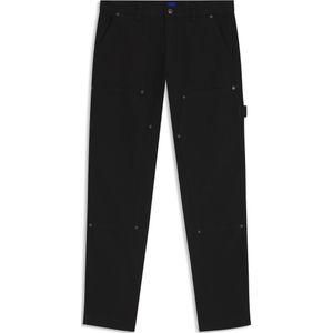 Tapered-fit broek van katoenen canvas