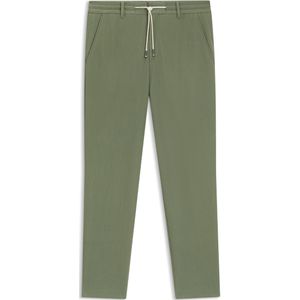 Tapered-fit broek van een katoenmix