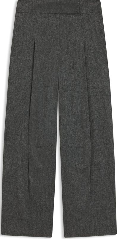 Oversized-fit broek van stretchmateriaal met structuur