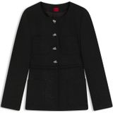 HUGO - Model AFRANZI - Damesblazer - Shaped Fit - Glanzend