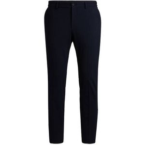 Slim-fit broek van een hoogwaardige wolmix met stretch