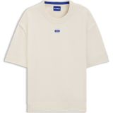 HUGO - Gebreide Trui - Korte Mouwen - Zacht - 50% Katoen - 50% Polyacryl