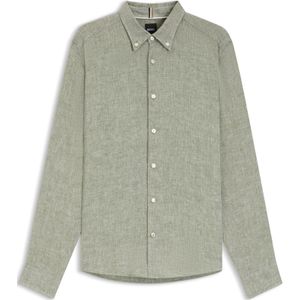 Regular-fit buttondownoverhemd van linnen