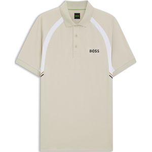 Sneldrogende slim-fit polo van stretchmateriaal