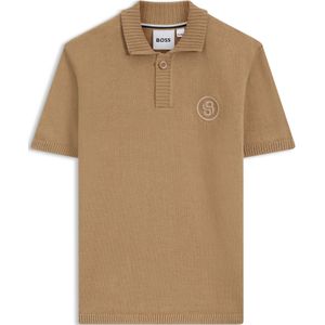 BOSS Polo - Gebreid - Cookie - BOSS - 16 jaar (176) - Polo
