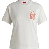 HUGO - Destrel 1 - T-shirt - Katoen - Regular Fit, Korte Mouwen, Ronde Hals