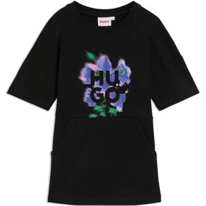 T-shirtjurk voor kinderen van katoen met logo-artwork