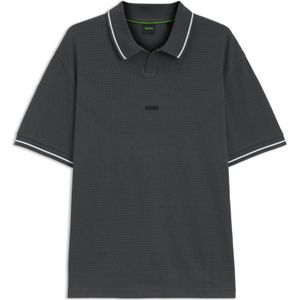 BOSS - Functioneel Shirt - Donkergrijs - Sportshirts