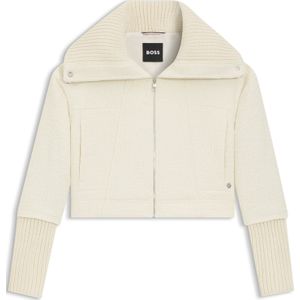 BOSS - Regular-fit Jasje - Met Rits - Oversized Revers