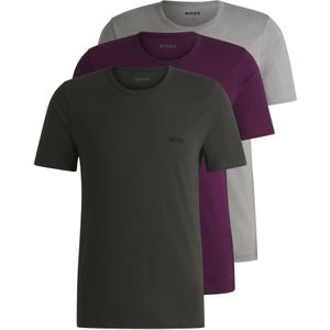 Set van drie underwear T-shirts met logostiksels