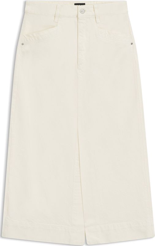 BOSS - Midirok - Gebroken Wit - Stevig Denim