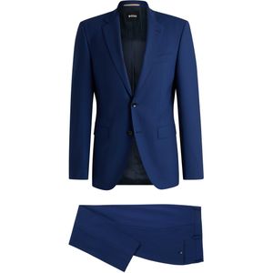 Regular-fit pak van scheerwol met stretch