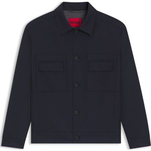 Regular fit overhemdjack met viscose, model 'MARK'