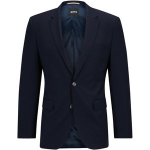 Colbert van een wolmix met één rij knopen