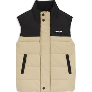Gewatteerde bodywarmer voor kinderen met logoprint