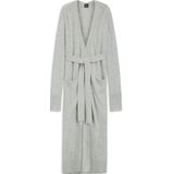 BOSS - Lang Vest - Gemêleerd - Kasjmier - Met Ceintuur