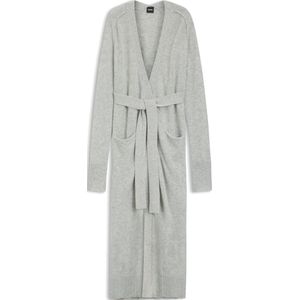 BOSS - Lang Vest - Gemêleerd - Kasjmier - Met Ceintuur