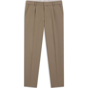 Tapered-fit broek van stretchmateriaal
