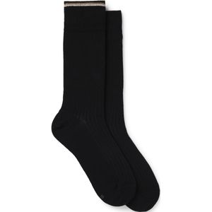 Set van twee paar sokken van een katoenmix in standaardlengte