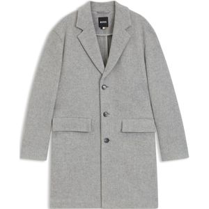 Relaxed-fit mantel in een wolmix