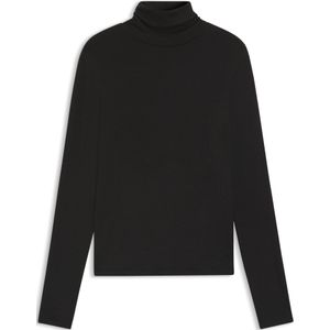 Boss Orange - Colshirt - Zwart - Slim Fit - Lange Mouwen