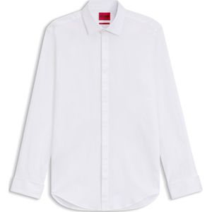 HUGO - Slim-fit Overhemd - Stretchkatoen - Met Dubbele Manchetten
