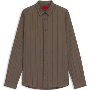 Relaxed-fit overhemd van geborsteld katoenen flanel