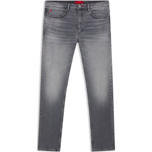 Extra slim-fit jeans van grijs stretchdenim
