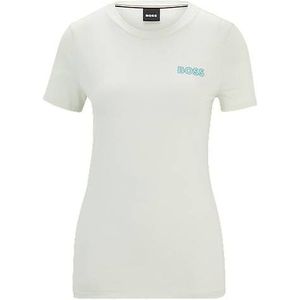 Slim-fit T-shirt van zuivere katoen met logodetail