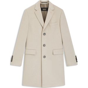 Slim-fit mantel van kasjmier