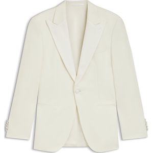 Slank smokingsjasje van mix van zijde